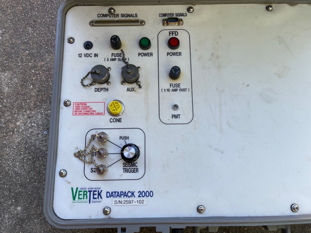 VERTEK Model Datapack 2000-CPT Data Acquisition Unit, Datapack 2000-CPT