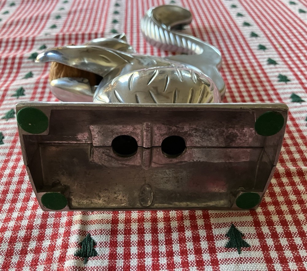 Cast Aluminum Squirrel Figurine Nutcracker