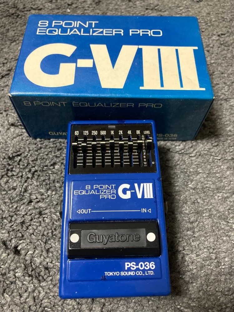 Guyatone G-VIII 8-Point Equalizer PS-036