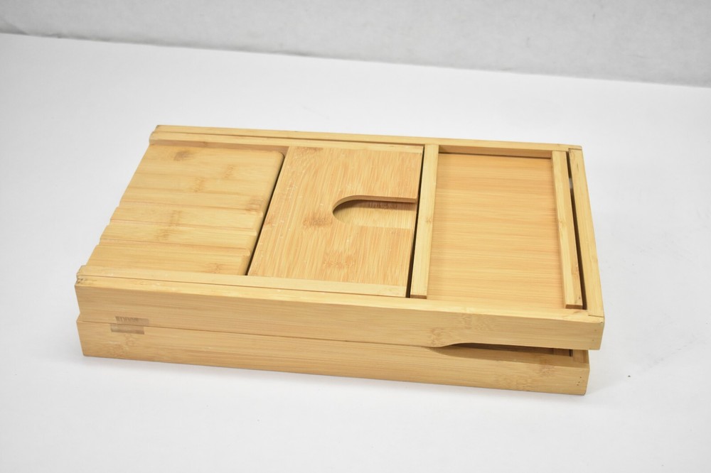 Royal Adjustable Bathtub Caddy Tray Bamboo Universal Compatibility Set