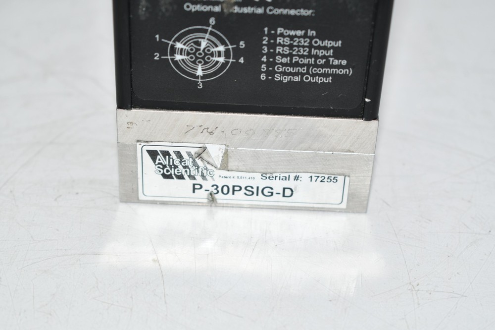 Alicat Scientific P-30PSIG-D Pressure Controller Digital Mass Flow Controller