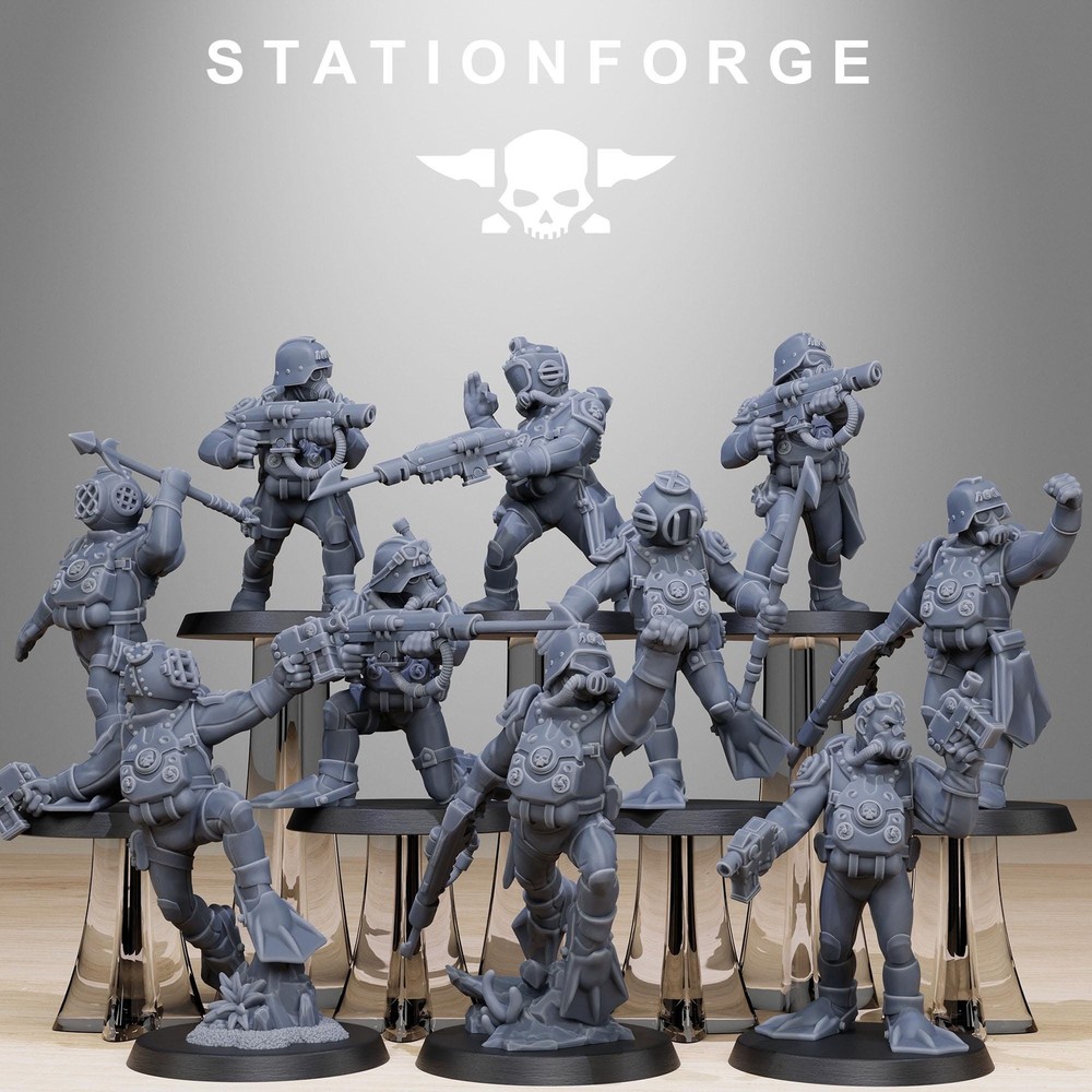 GrimGuard Divers - Set of 10