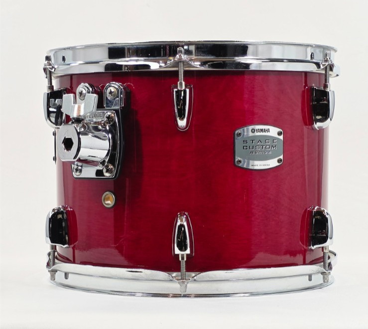 Yamaha Stage Custom All Birch Shell 12" Tom -Cherry Red Lacquer Finish