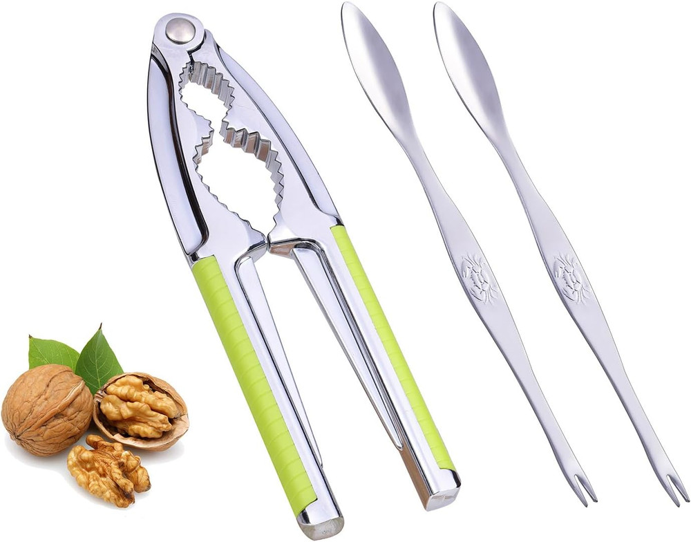 Nut Cracker, Nutcracker, Seafood Tools, Walnut Cracker for All Nuts, Heavy Duty