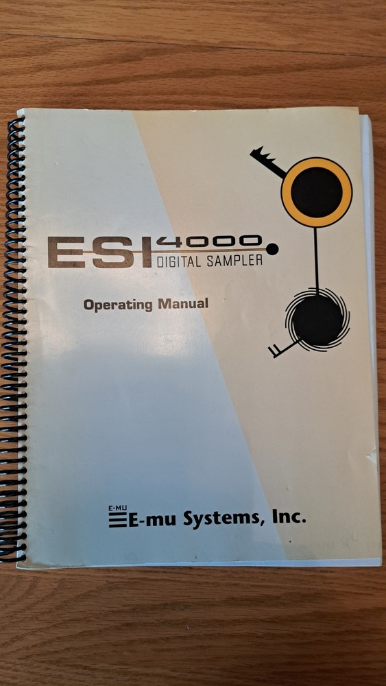 E-mu ESI-4000 Rackmount Digital Sampler - EXCELLENT - w/ manual