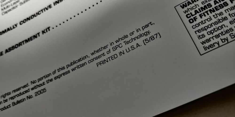 1987 SPC TECHNOLOGY Engineering Kits catalog C3