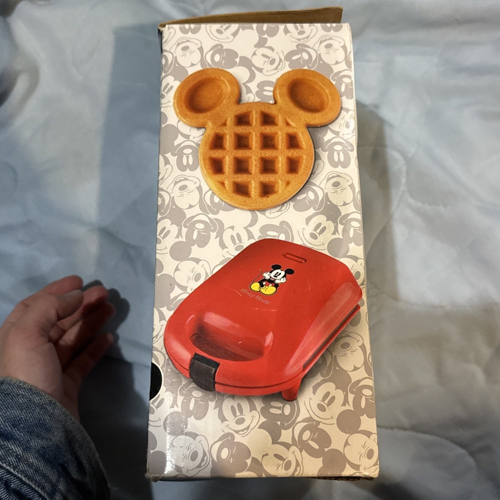 Disney Mickey Mouse Waffle Maker Open Box