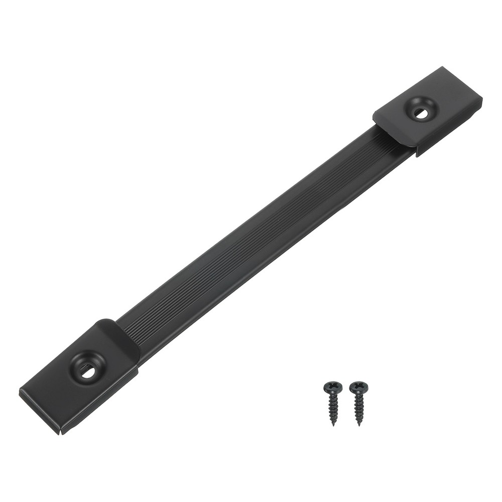 9.7 Inch Speaker Handle Spring Steel Handle with Screw Black 1Pcs