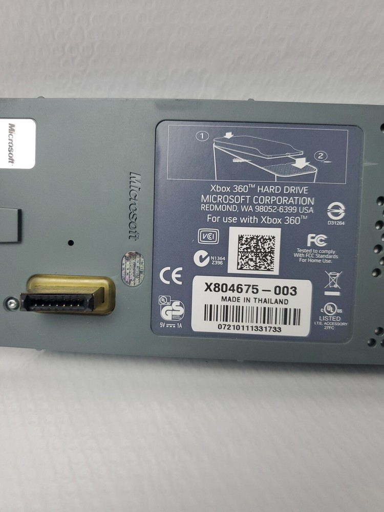 Microsoft Xbox 360 60 GB HDD & Original Hard Drive