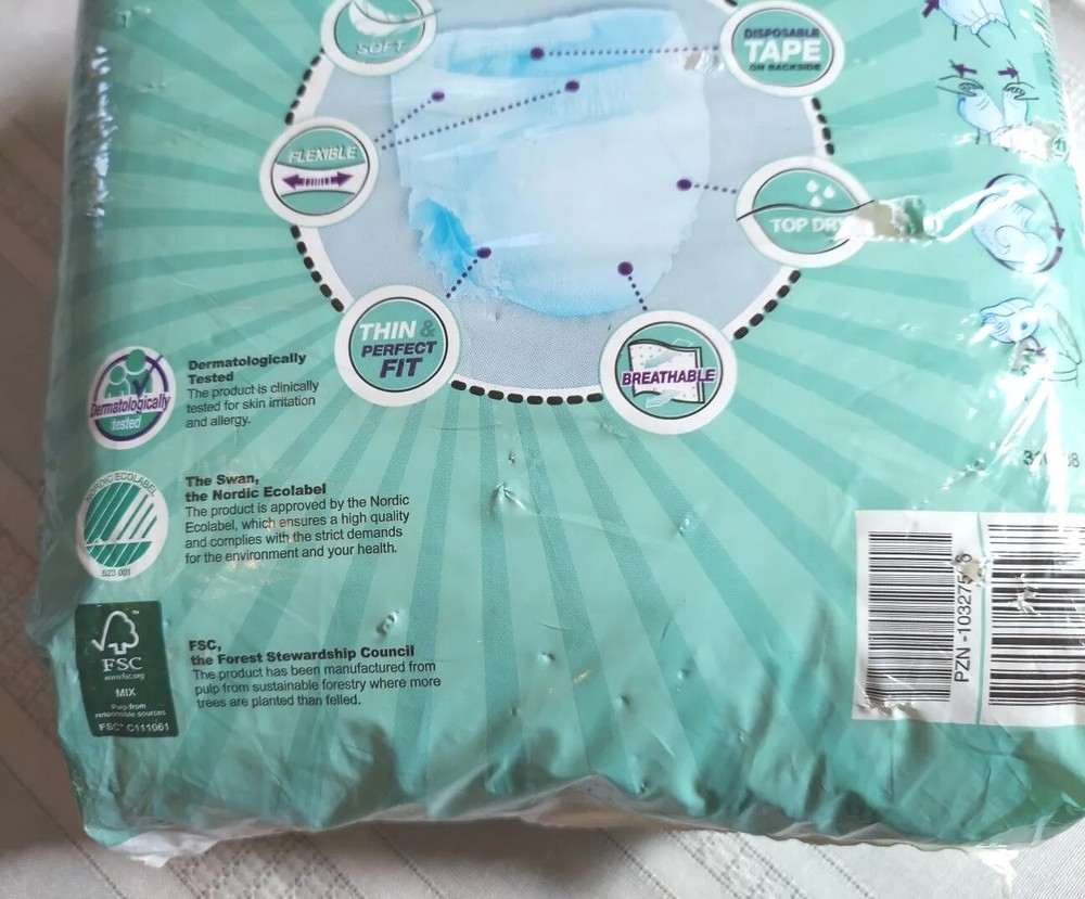 New Bambo Nature 20 Pack Junior Size 5 (26-44 Lbs) Pullon Pants