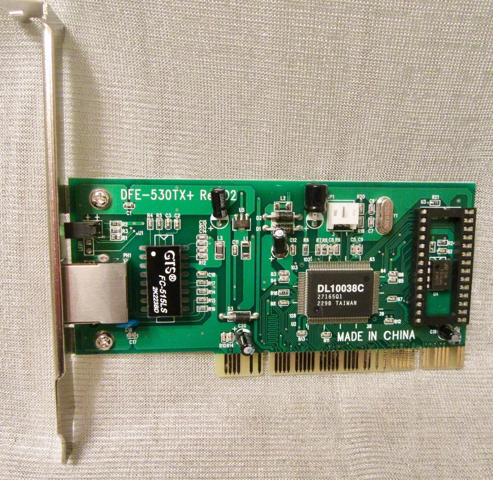 DL10038C PCI Ethernet (network, Lan) Card