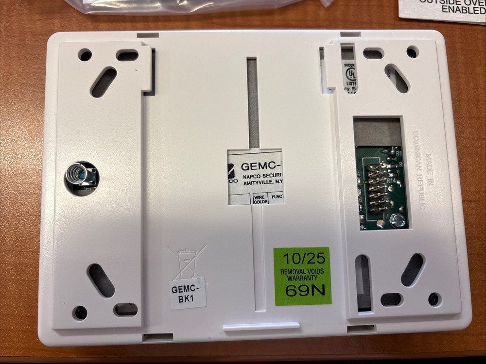 GEMC-BK1 Keypad - Gemini- Commercial Security System