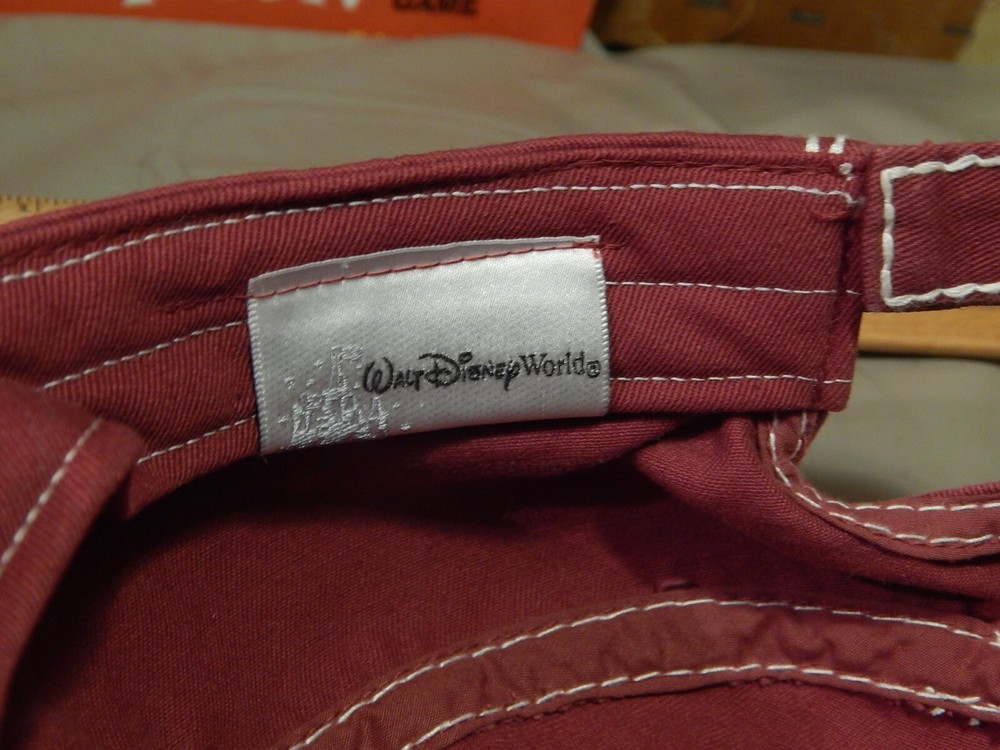 Walt Disney World Souvenir ~ Hook n Loop Distressed MICKEY ~ HAT_CAP ~ Ltd VG+