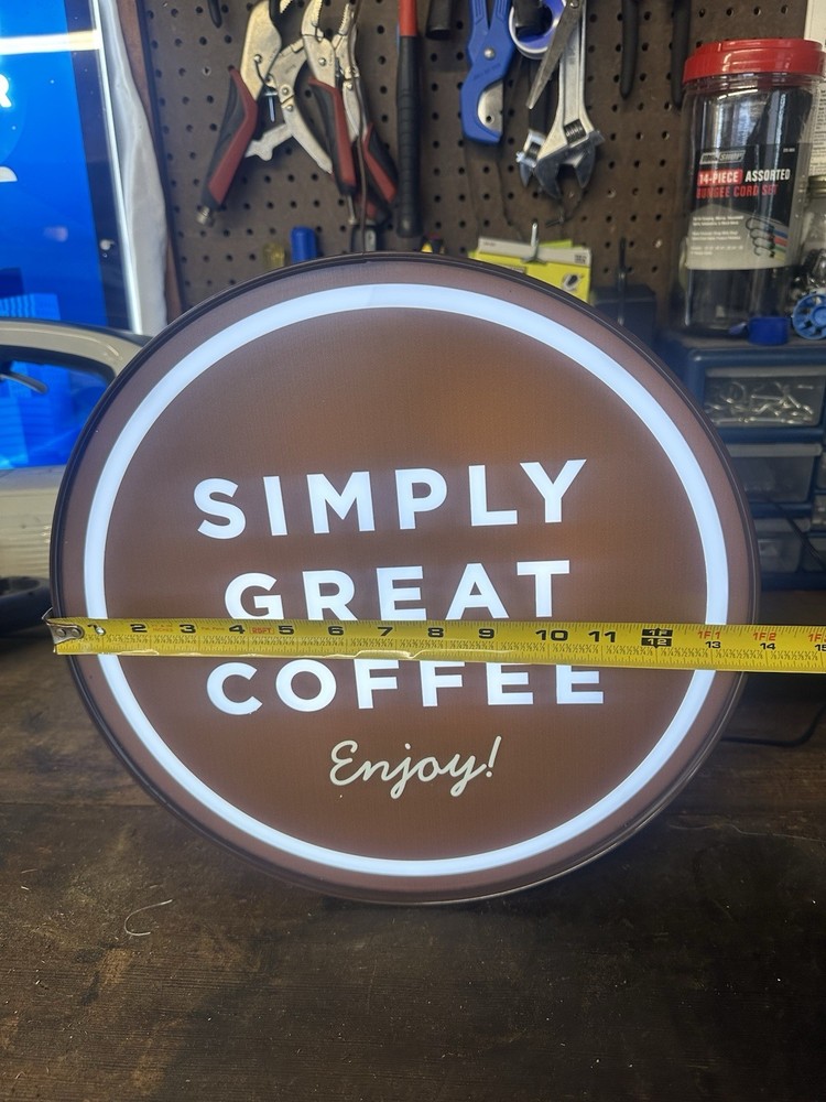 Lighted coffee Sign