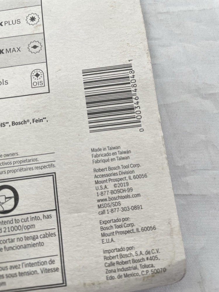 Bosch OSL312DG Starlock Oscillating Multi Tool Diamond Grit Grout Blade, 3-1/2"