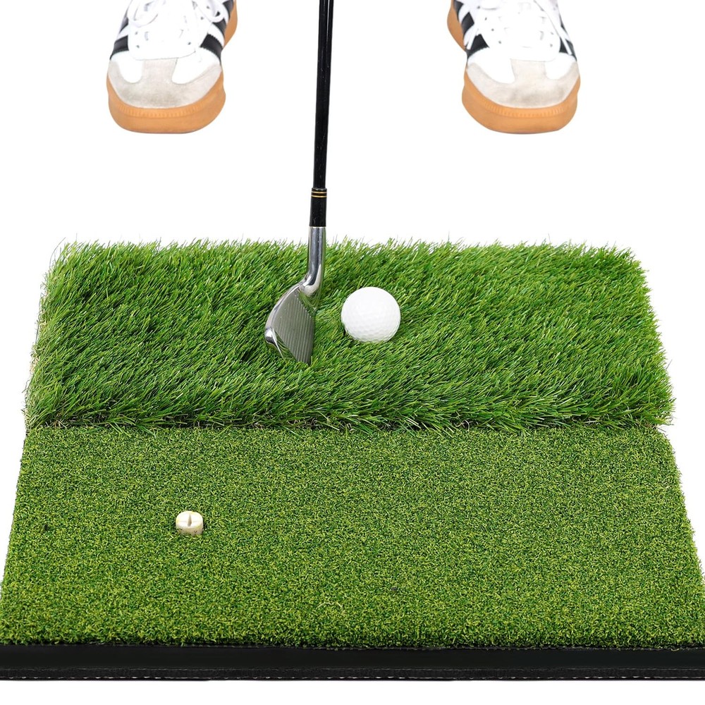 Premium Golf Hitting Mat, 10mm Foam Padding with Rubber Backing Golf Mat, Gol...
