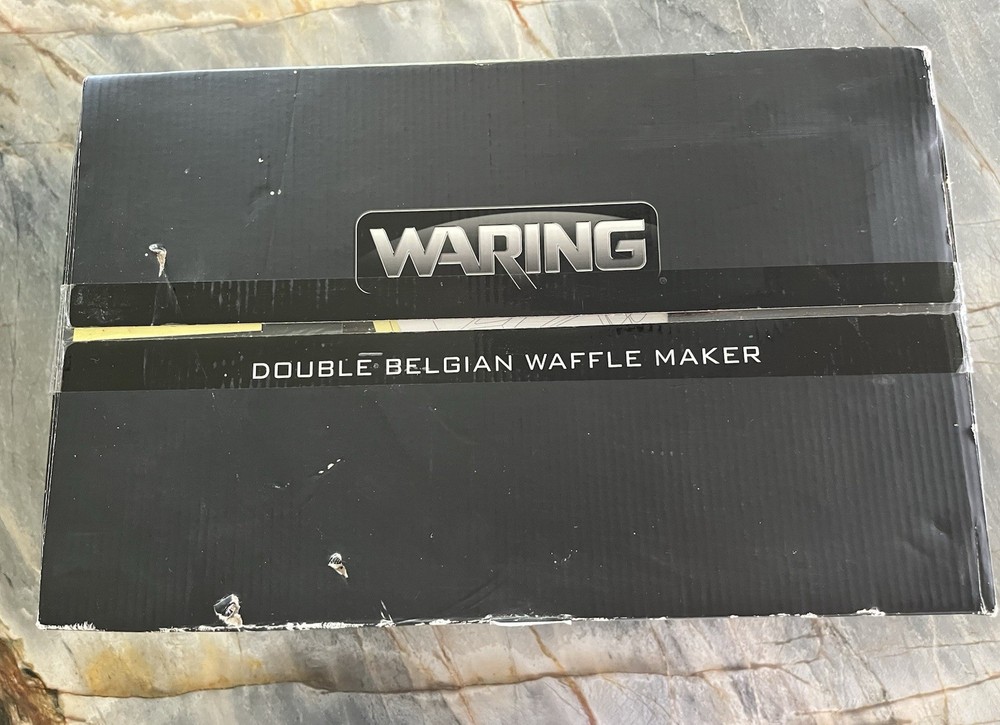 Waring WMK600 Double Belgian Waffle Maker - Silver