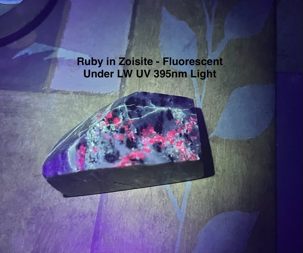 Ruby In Zoisite Genuine Polished Stone From Africa 45.5g