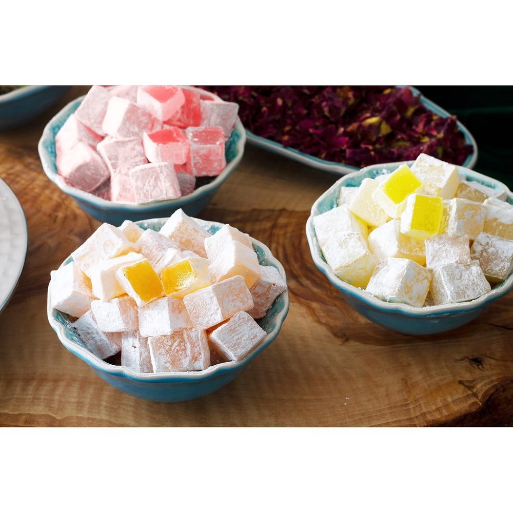 Luxurious Turkish Delight - Assorted Flavors, 16 oz Gourmet Candy Gift