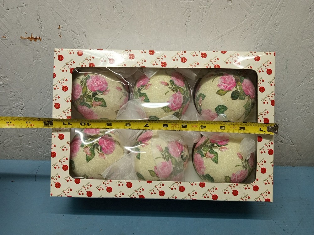Dillard’s Trimmings Rose Ornaments (LL)