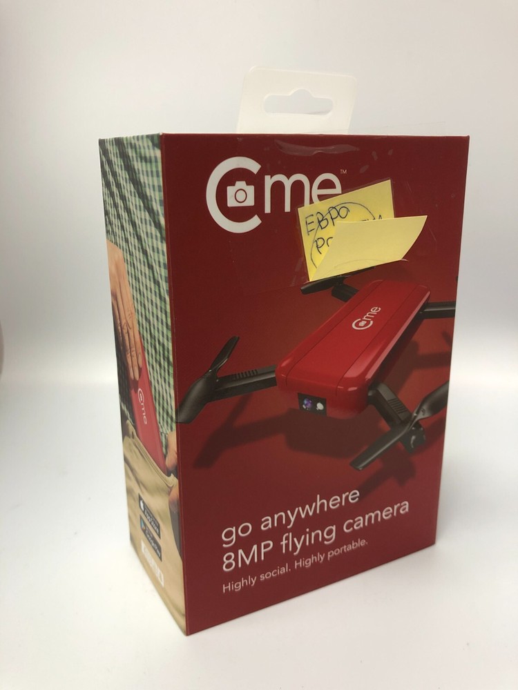 C-me Easy Fly Camera Drone Mini Pocket Foldable Selfie Flying Drone - Red