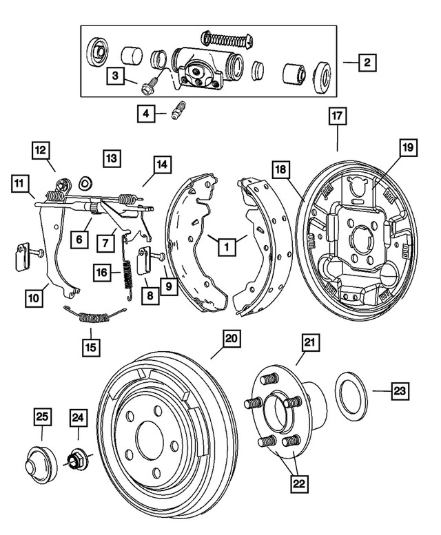 Genuine Mopar Brake Adjusting Screw Socket 4238728