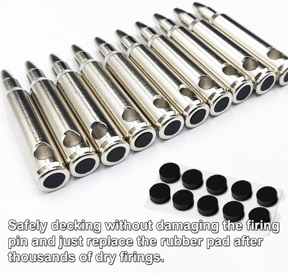 Training Snap Caps for Dry Fire Training Dummy Rounds Practice Safe Loading Firi