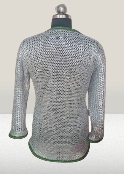 10MM Chainmail Shirt Aluminum, 10MM Flat Rings Riveted With Solid Rings