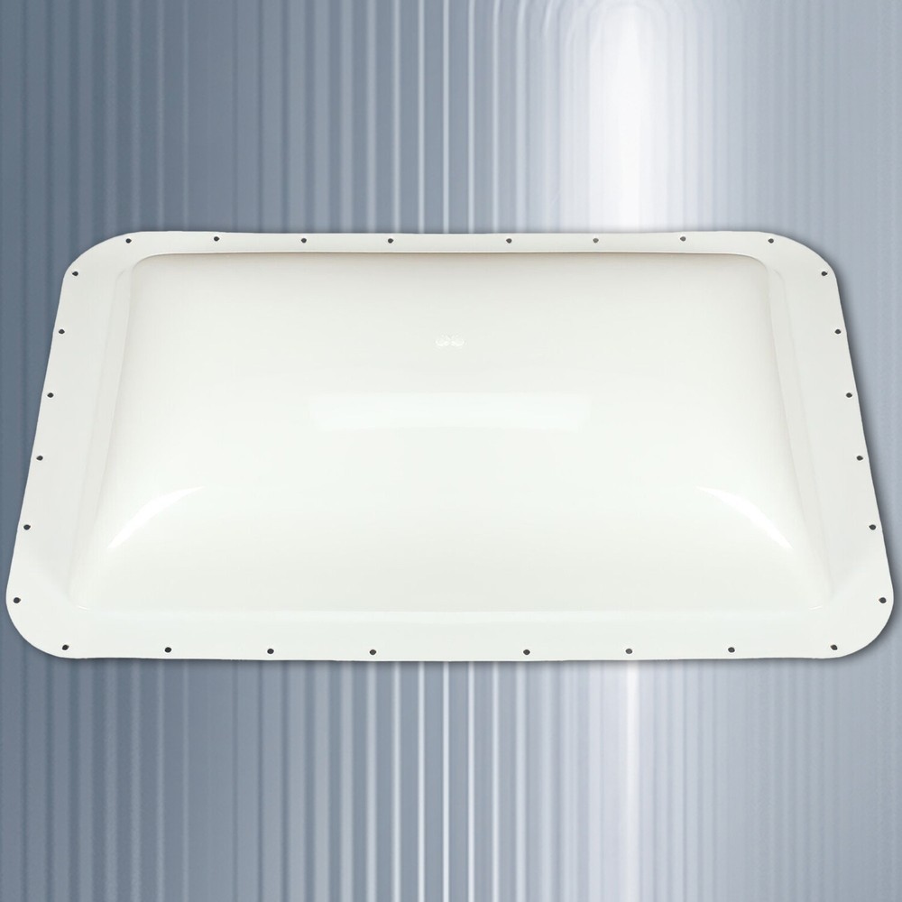 Exterior White Skylight Cover Roof Top For RV Camper Skylight 18" x 26"