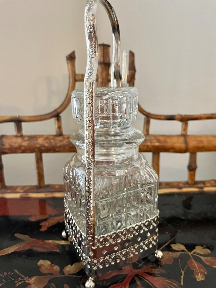 Sheffield England Silverplate Pickle Jar