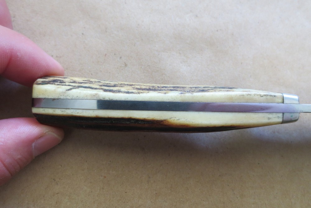 Bill Simons Fixed Blade Custom Knife w/Sheath 1984