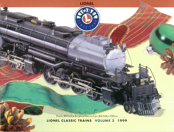 1999 Lionel Classic Trains Catalog Volume 3