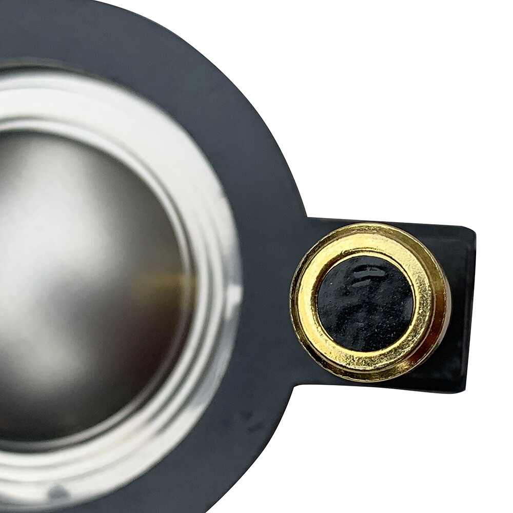 2Pcs 25MM Titanium Compression For Tweeter Diaphragms 8 Ohm Driver Audio Speaker