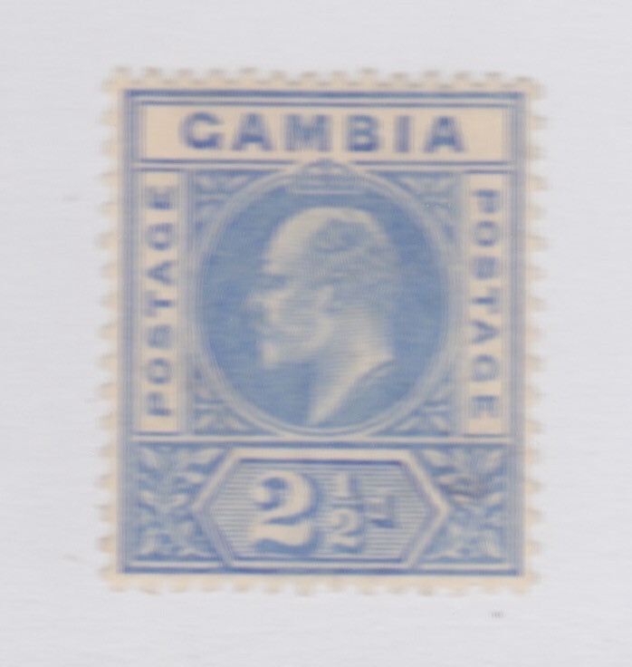 GAMBIA  #31 MINT light hinge remnant