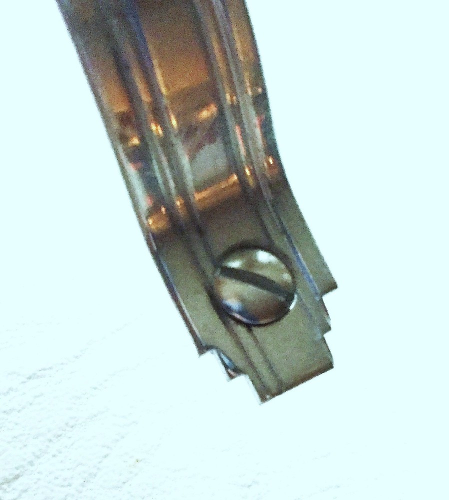 50’s Chrome Mid Century Modern Antique Hardware Cabinet Handle Pull 2 3/4"center