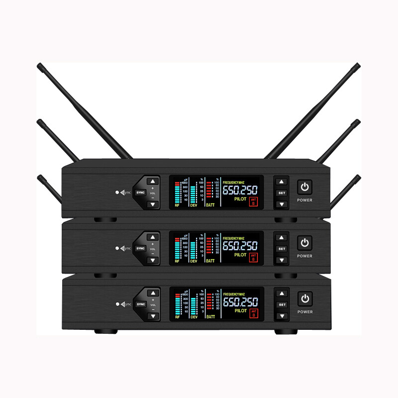 Wireless Handheld Microphone UHF True Diversity Vocal mic Stage Theater School