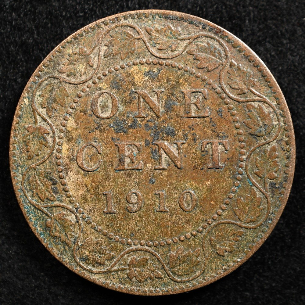 Canada 1 Cent 1910, Coin, Inv#H508