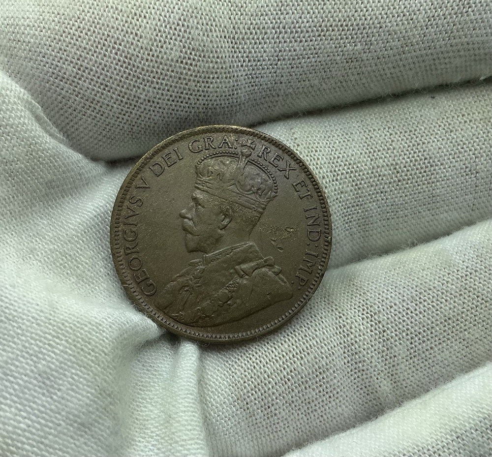 1919 Canada One Cent 1 C Large U196