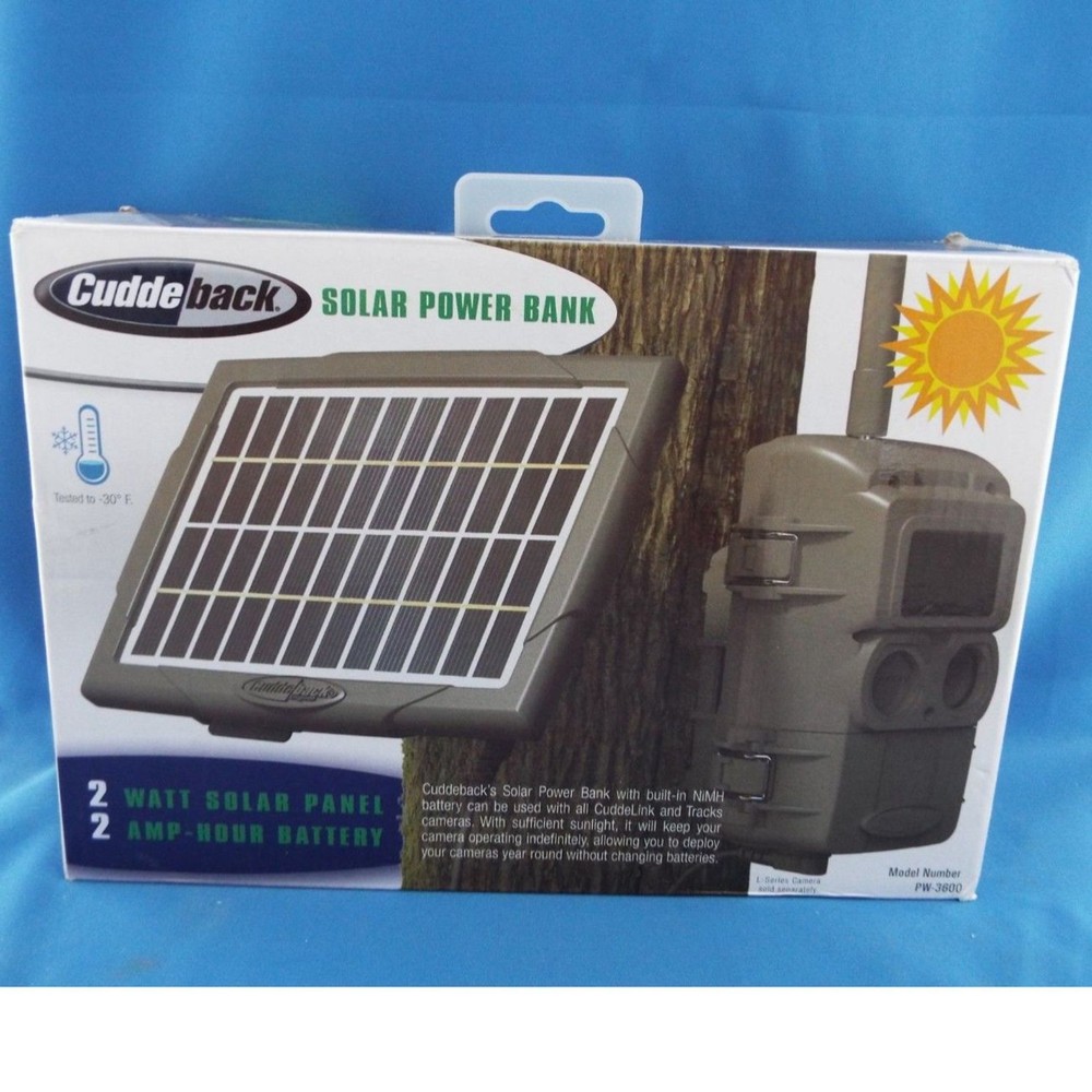 Cuddeback PW-3600 Solar Power Bank Trail Camera Accessory