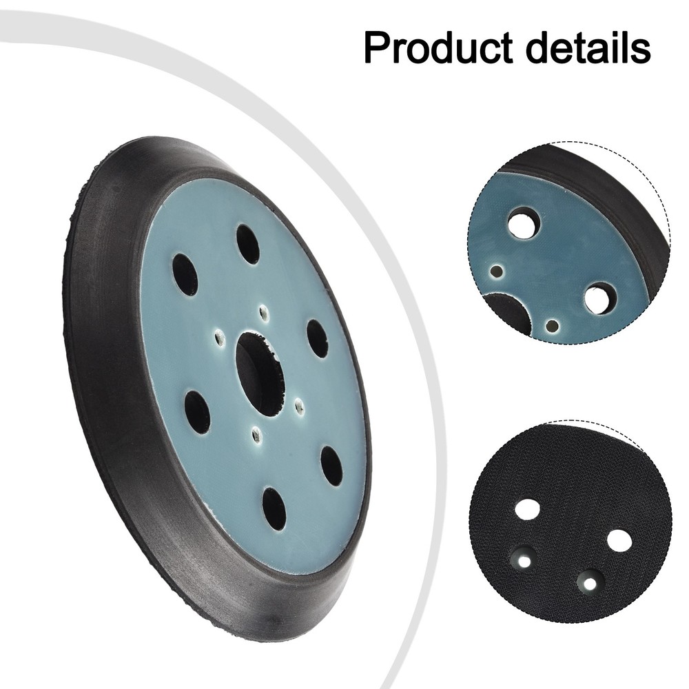 6 Inch 6 Hole Sanding Pad Hook&Loop 150mm Backing Pad for Random Orbit Sander