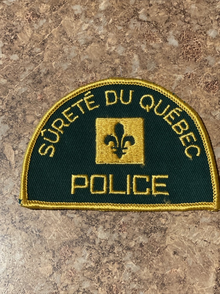 Police Patch - Surete Du Quebec - Canada