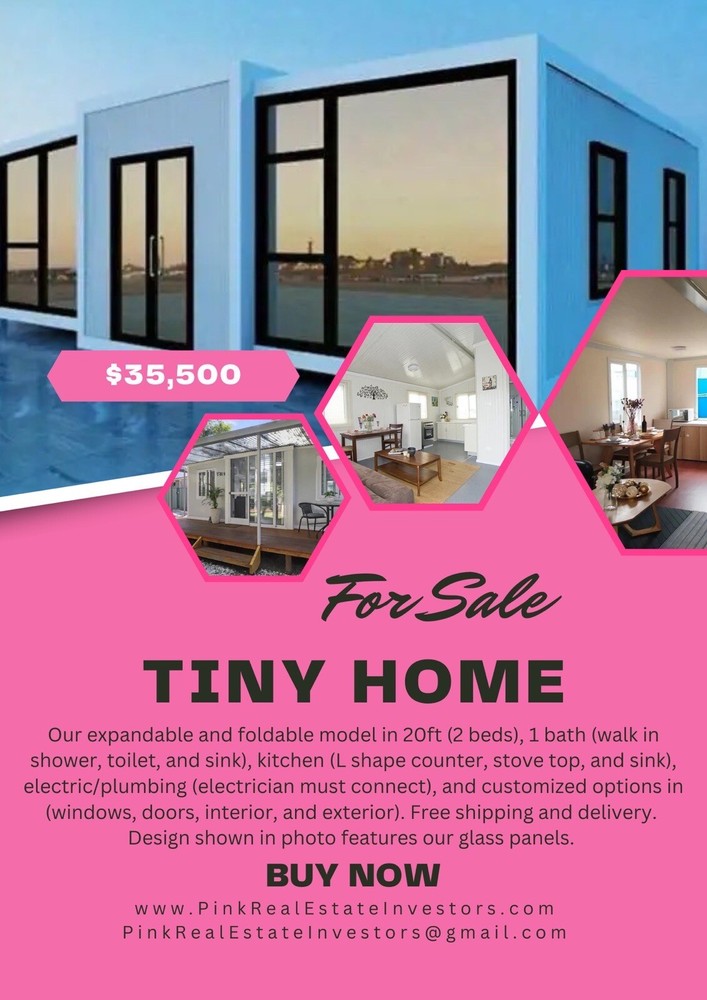Customizable Folding Prefab House – Expandable Tiny Home for Adults | Portable M