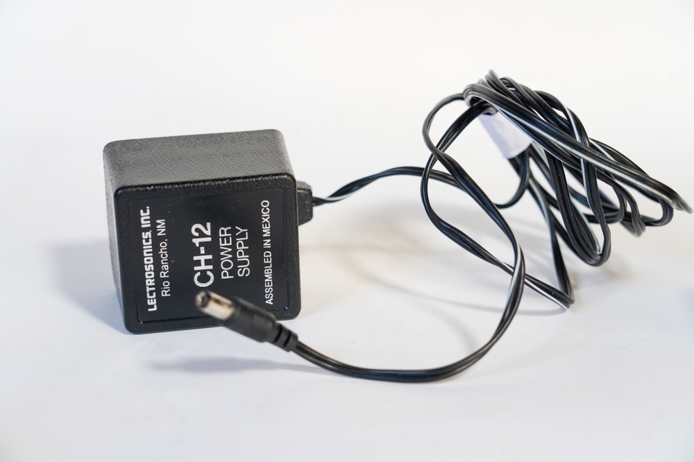 Lectrosonics CH12 Power Supply General Purpose AC Adapter, 12 Volt, 120VAC