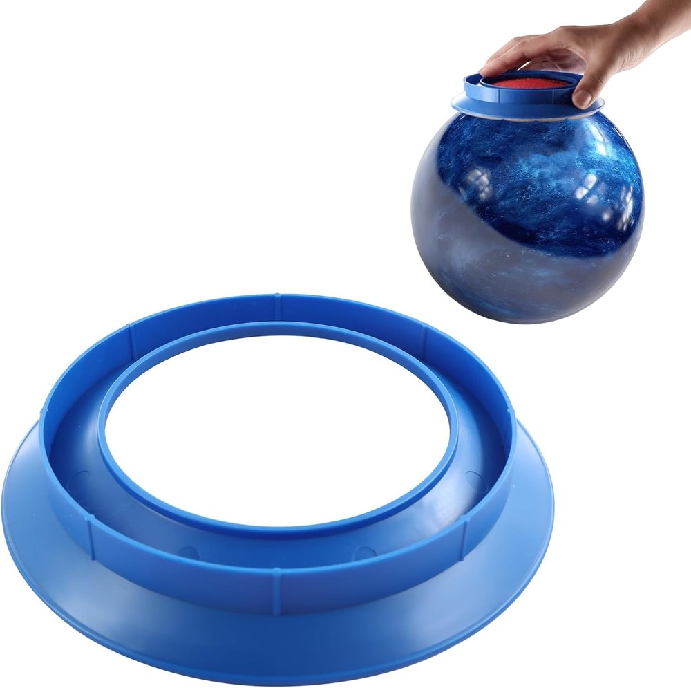 Universal Sanding Pad Holder for Bowling Balls, Precision Surface Mainten (Blue)