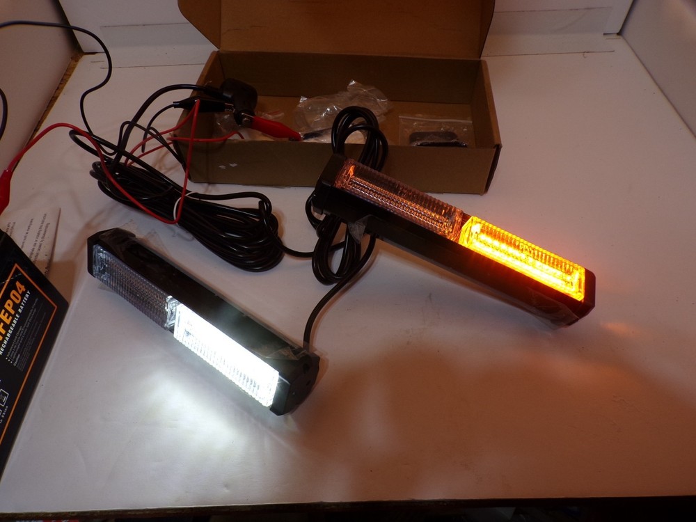 hlauto amber white/amber light bar