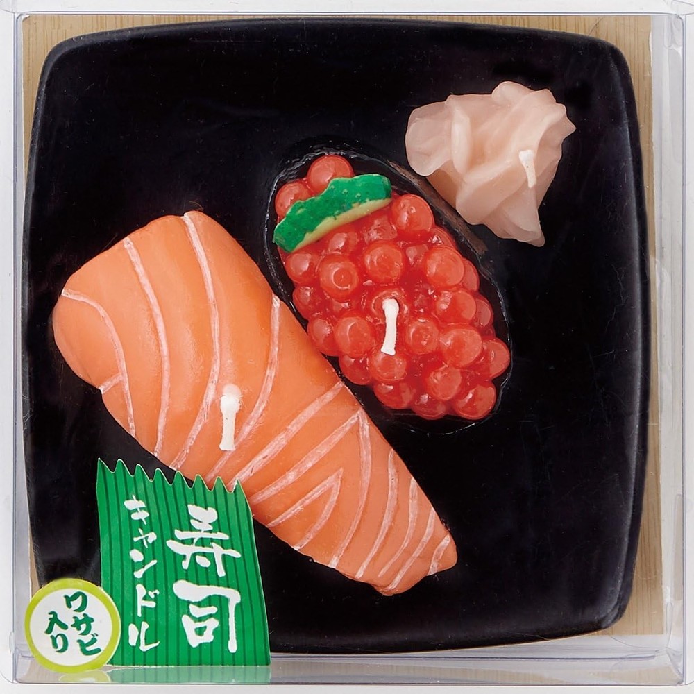 Sushi candle D (salmon salmon roe) with rust