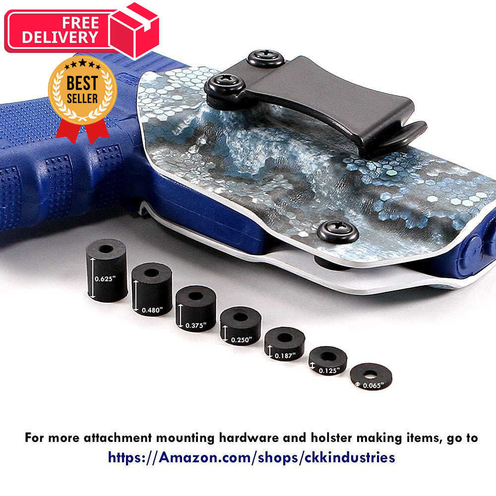 [70 PCS] Holster Making Assorted Sizes, (Washer Assortment Combo)(70 Pack)
