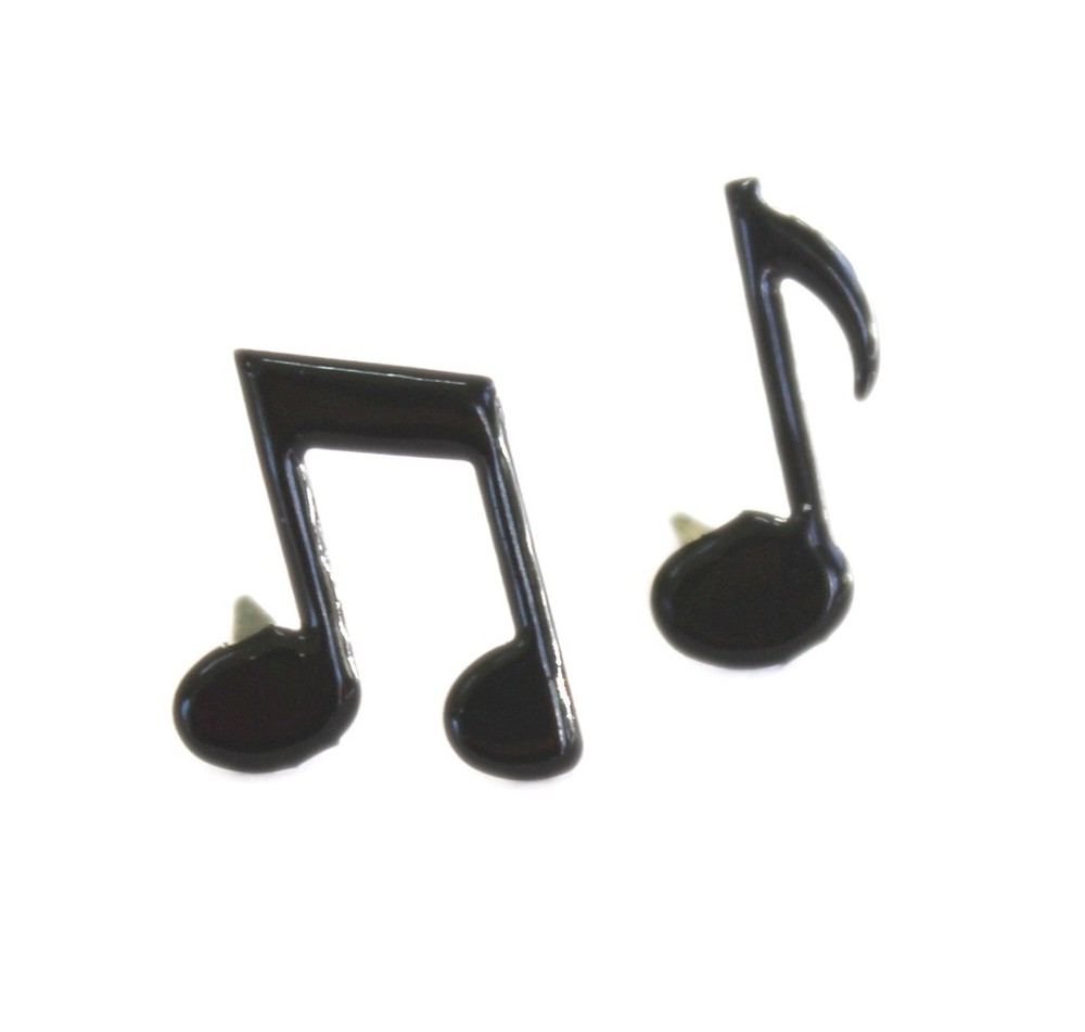 Eyelet Outlet Shape Brads 12/Pkg Music Notes