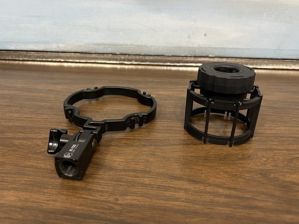 AKG H-100 Microphone Shock Mount Holder Black Plastic for Microphone
