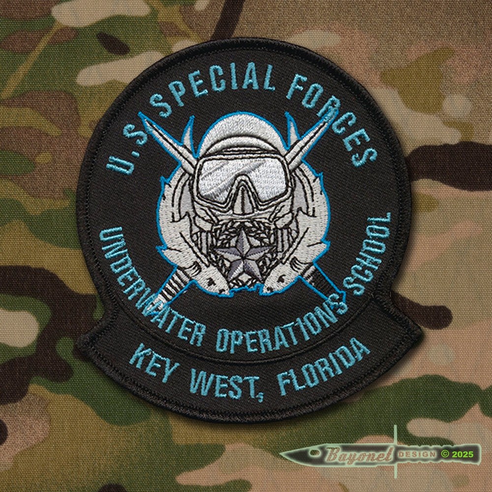 Special Forces Underwater Diver Patch (2025 Version) - 4" X 3 1/2" Hook & Loop